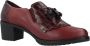 Pitillos Fringe Loafers Red Dames - Thumbnail 6