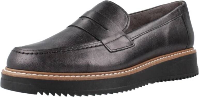 Pitillos Klassieke Mocasin Loafers Black Dames