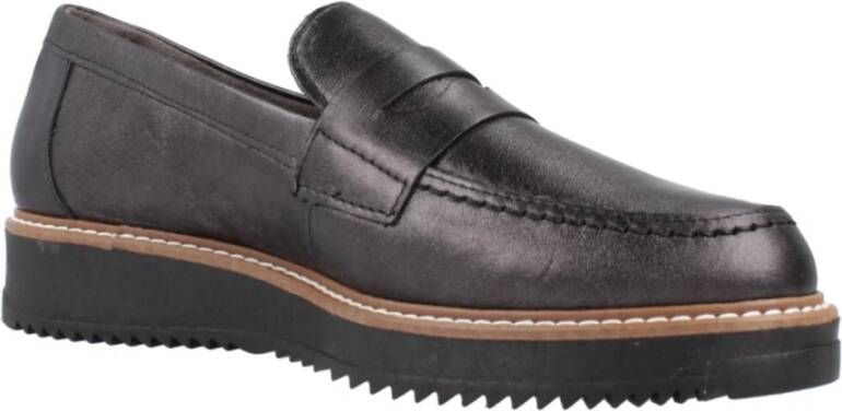 Pitillos Klassieke Mocasin Loafers Black Dames