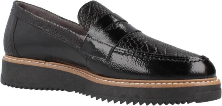 Pitillos Klassieke Mocasin Loafers Black Dames