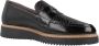 Pitillos Klassieke Mocasin Loafers Black Dames - Thumbnail 6