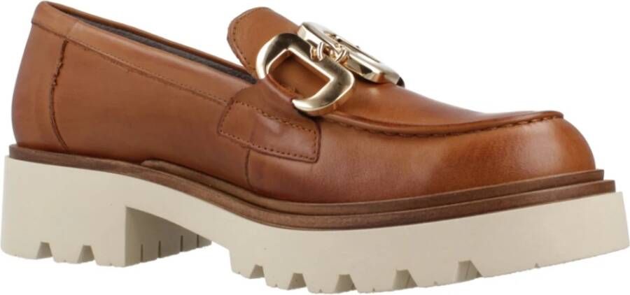 Pitillos Klassieke Mocasin Loafers Brown Dames