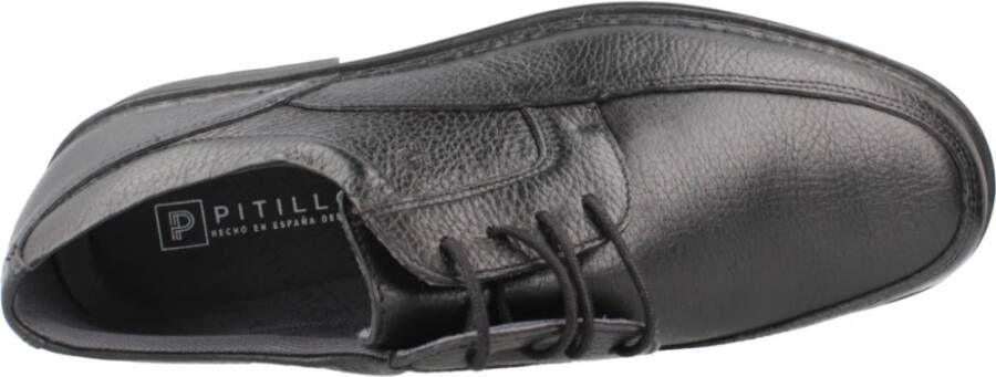 Pitillos Klassieke Veterschoenen 121P Blucher Black Heren