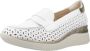 Pitillos Elegante Picados Loafers voor Vrouwen White Dames - Thumbnail 2