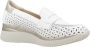 Pitillos Elegante Picados Loafers voor Vrouwen White Dames - Thumbnail 5