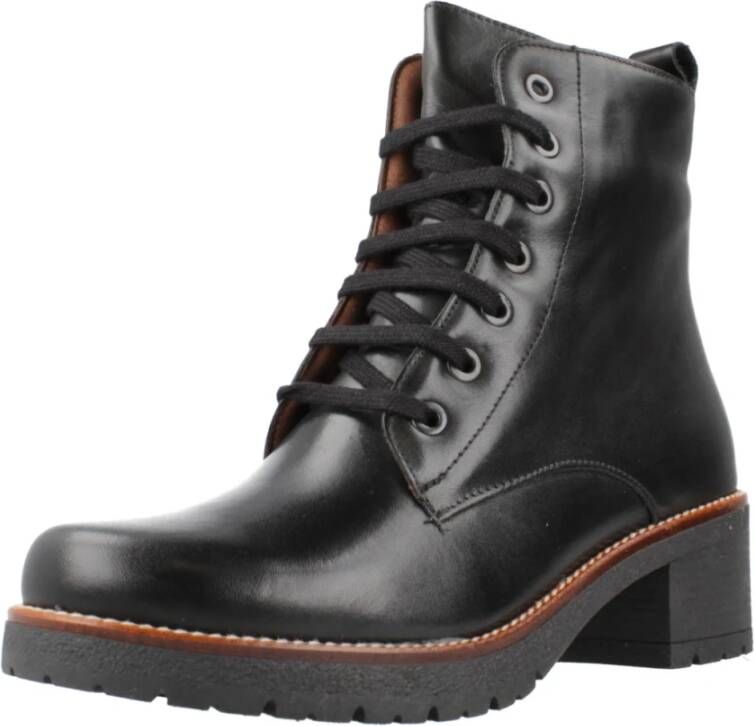 Pitillos Militaire Veterschoenen Black Dames