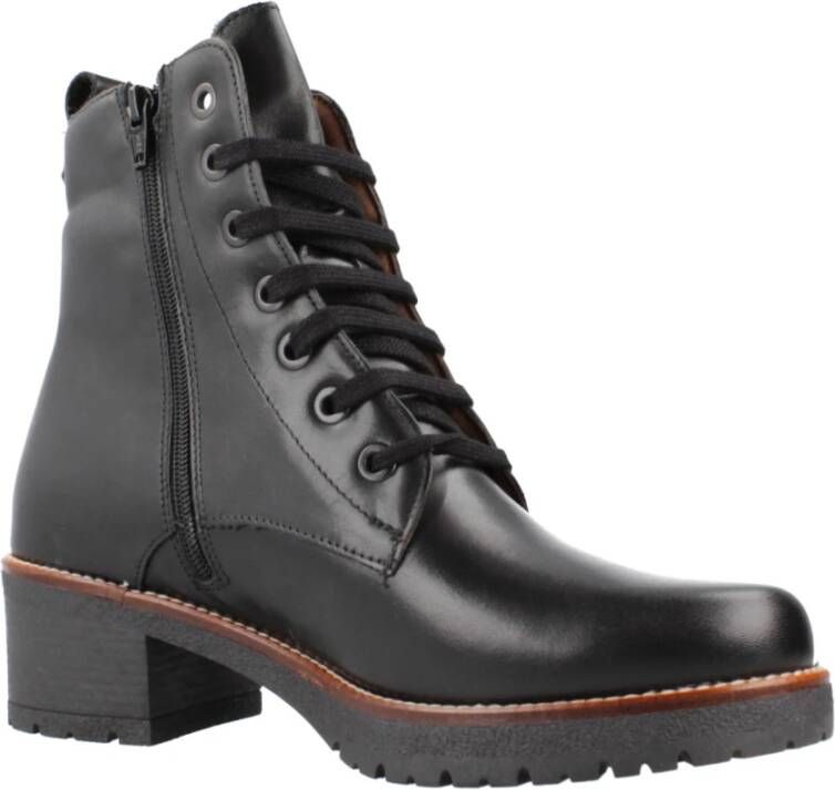 Pitillos Militaire Veterschoenen Black Dames