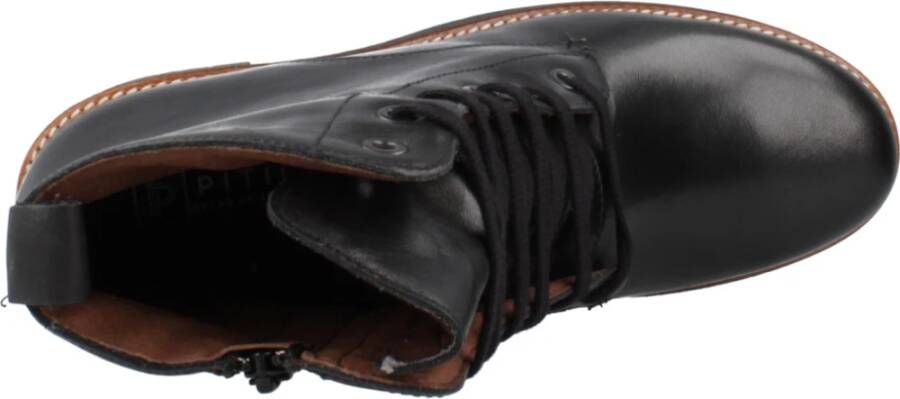 Pitillos Militaire Veterschoenen Black Dames