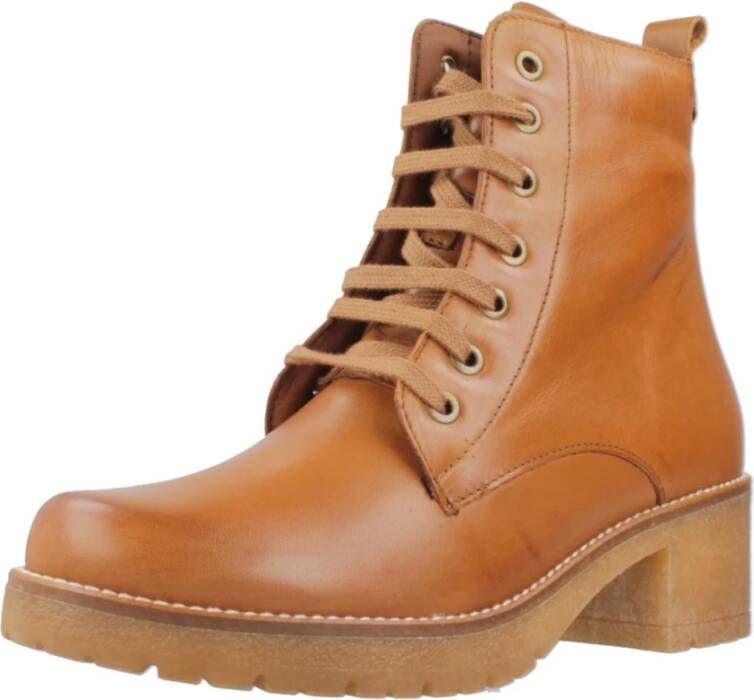 Pitillos Militaire Veterschoenen Brown Dames