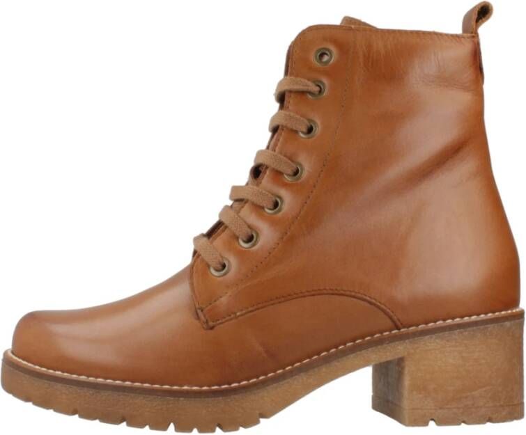 Pitillos Militaire Veterschoenen Brown Dames