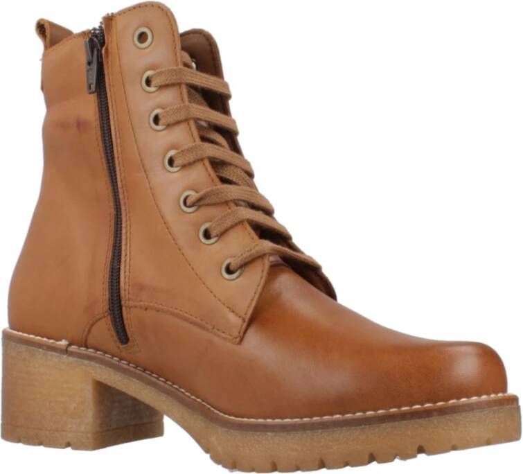 Pitillos Militaire Veterschoenen Brown Dames