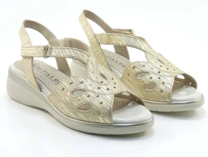 Pitillos Platte Sandalen Gray Dames