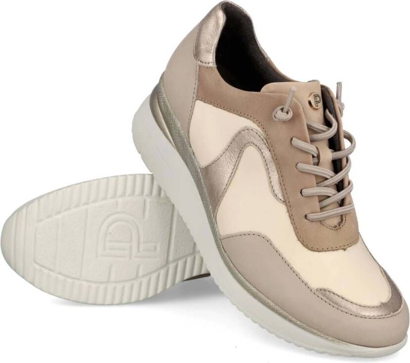 Pitillos Sneakers Beige Dames