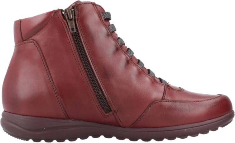 Pitillos Stijlvolle Lace-up Laarzen Red Dames