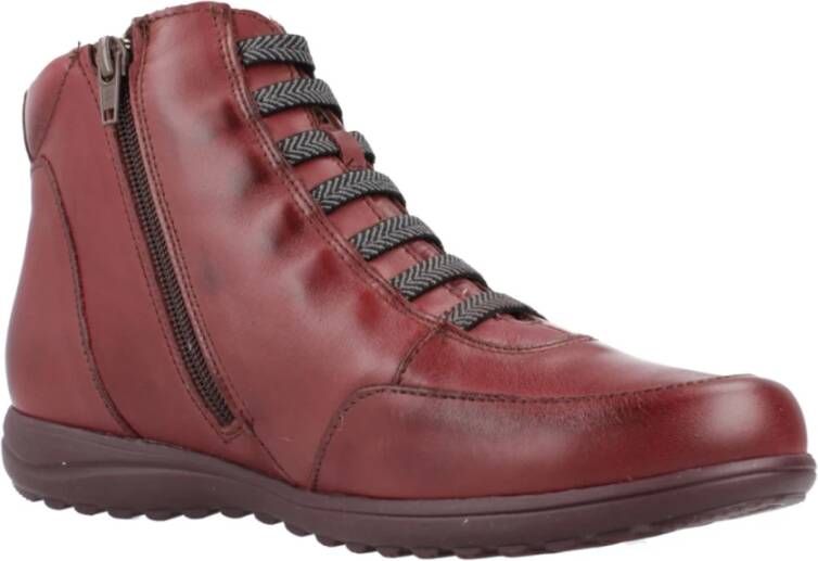 Pitillos Stijlvolle Lace-up Laarzen Red Dames