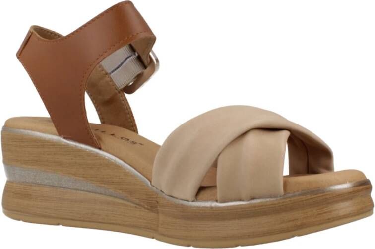 Pitillos Wedges Brown Dames