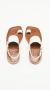 Plan C Leren Teenring Sandalen White Dames - Thumbnail 2