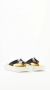 Plan C Zwarte Leren Platform Teenslippers Black Dames - Thumbnail 4