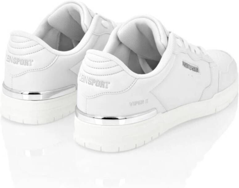 Plein Sport Lage Top Tiger Sneaker Wit White Heren