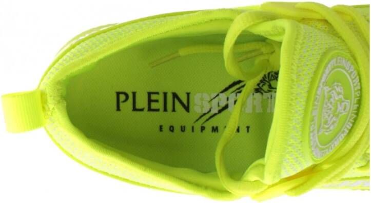 Plein Sport Heren Carter Run Faster Fluo Sneakers Geel Heren