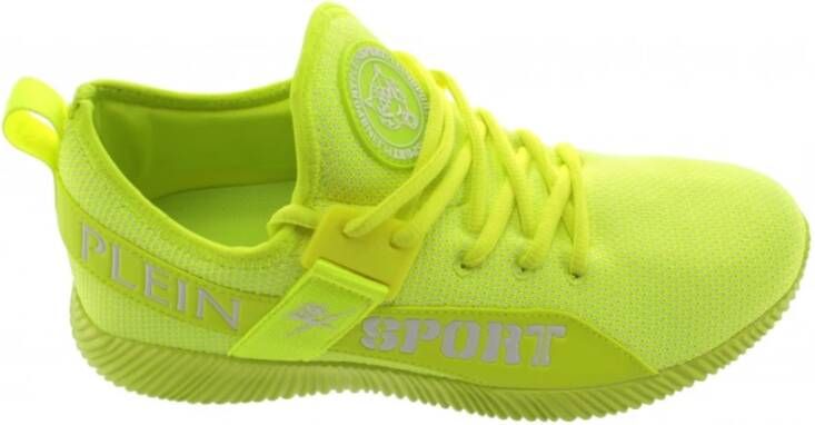 Plein Sport Heren Carter Run Faster Fluo Sneakers Geel Heren