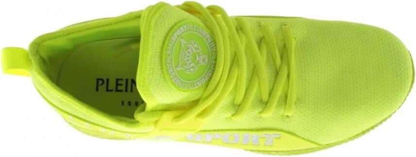 Plein Sport Heren Carter Run Faster Fluo Sneakers Geel Heren