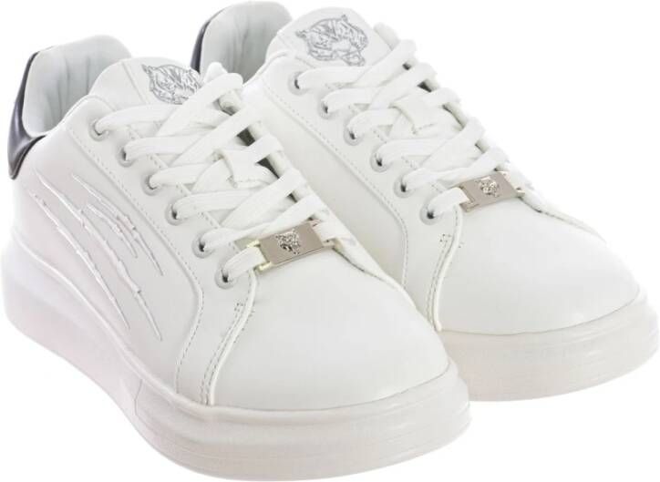 Plein Sport Sportieve Mid-Top Sneakers White Heren