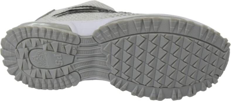 Plein Sport Zilveren Polyester Sport Sneakers Grijs Dames