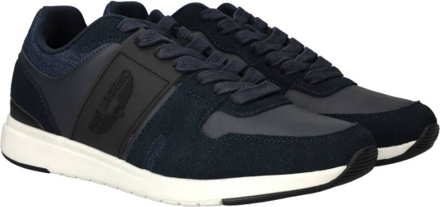 PME Legend Blauwe Sneakers met Gewatteerd Voetbed Blue Heren