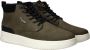 PME Legend Groene hoge sneakers met leren details Green Heren - Thumbnail 9