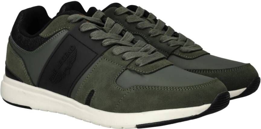 PME Legend Groene Sneaker met Gewatteerd Voetbed Green Heren