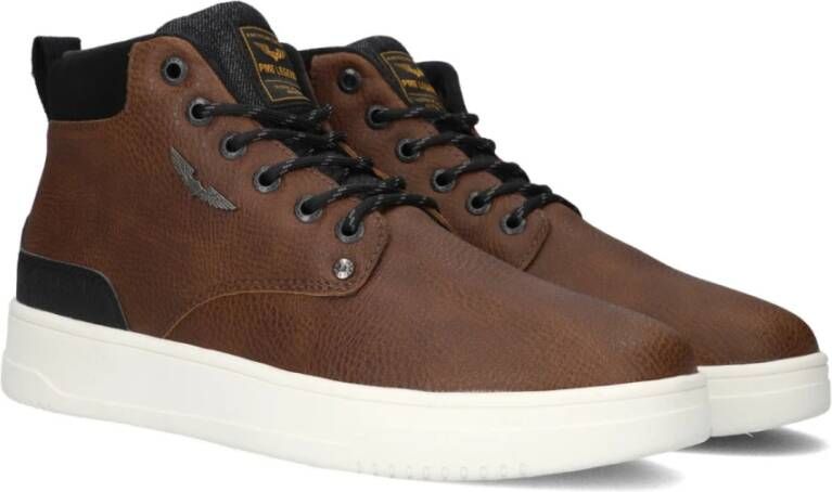 PME Legend Hoge Leren Sneakers Lexing-t Brown Heren