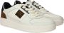 PME Legend Witte Leren Sneaker met Bruine en Zwarte Details White Heren - Thumbnail 11