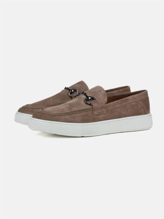 Poche Paris Stijlvolle Schoenen voor Vrouwen Beige Heren