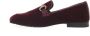 Poesie Veneziane Bordeaux Velvet Moccasins Aw23 Red Dames - Thumbnail 3