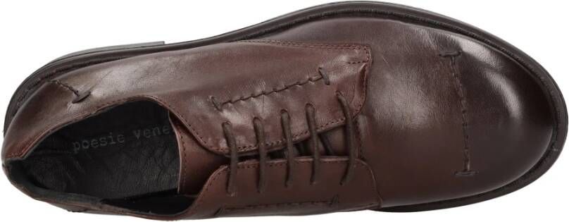 Poesie Veneziane Platte schoenen Bruin Brown Dames