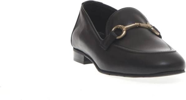 Poesie Veneziane Zwarte Moccasins voor Dames Black Dames