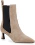 Pollini Beige Suède Dameslaarzen Beige Dames - Thumbnail 2