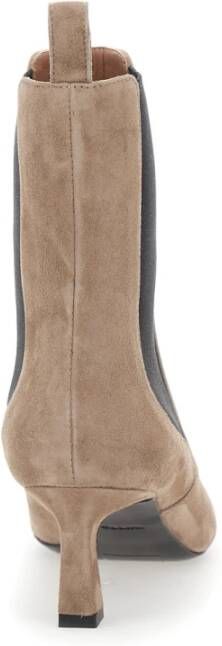 Pollini Beige Suède Dameslaarzen Beige Dames