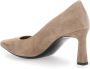 Pollini Beige Suède Pumps met Puntige Neus Beige Dames - Thumbnail 3