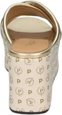 Pollini Damesandalen Synthetisch Leer Stijlvol Model Beige Dames