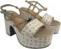 Pollini Stijlvolle Hoge Hak Sandalen Gray Dames - Thumbnail 2