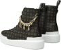 Pollini Hoge Top Sneakers Black Dames - Thumbnail 3