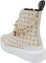 Pollini Hoge Top Sneakers White Dames - Thumbnail 4