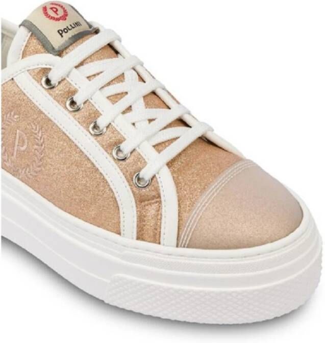 Pollini Lage Sneakers Beige Dames