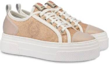 Pollini Lage Sneakers Beige Dames