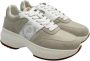 Pollini Lage Sneakers Beige Dames - Thumbnail 3