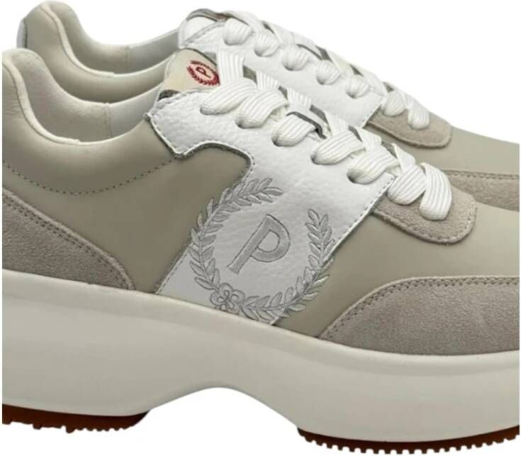 Pollini Lage Sneakers Beige Dames