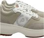 Pollini Lage Sneakers Beige Dames - Thumbnail 5