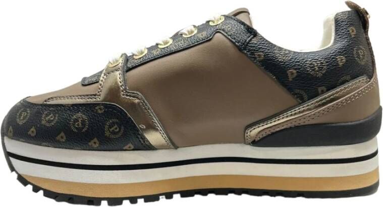 Pollini Lage Sneakers Brown Dames